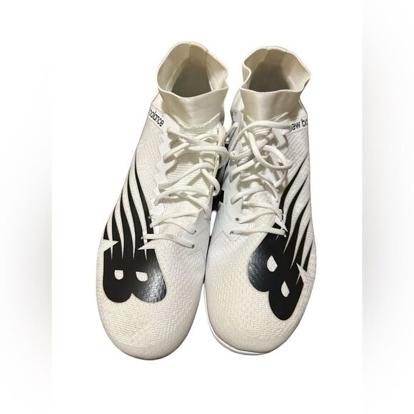 New Balance Men\'s Black & White SD100v3 Sprinter Track And Field Spikes sz 7.5 main image 6